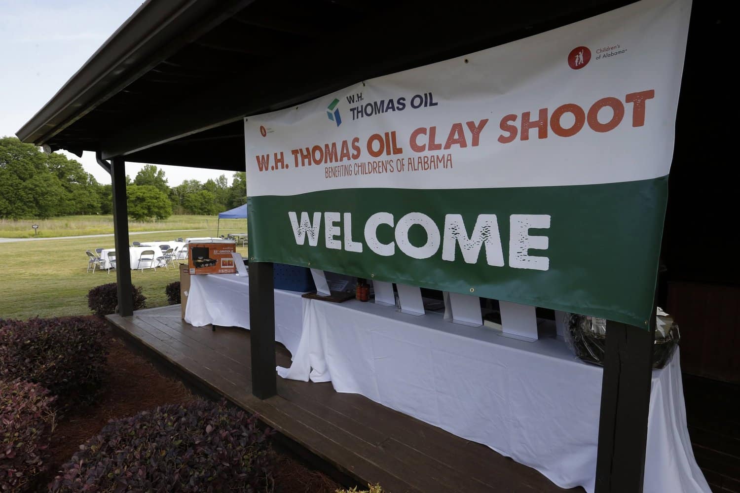 Skeet Shoot Friday, April 29, 2022, in Fayette, Ala. (AP Photo/Butch Dill)